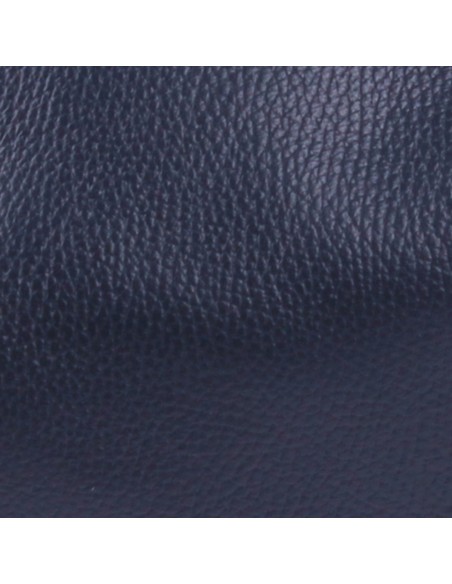 borsa donna morbida in vera pelle blu grande
