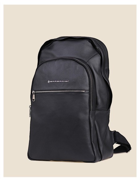 Zaino-porta-computer-resistente-in-vera-pelle-Mirko-pc-blu-nero-scuro