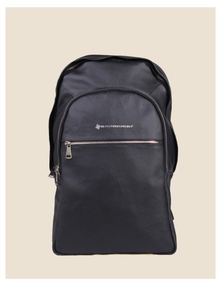 Zaino-porta-computer-resistente-in-vera-pelle-Mirko-pc-blu-nero-scuro