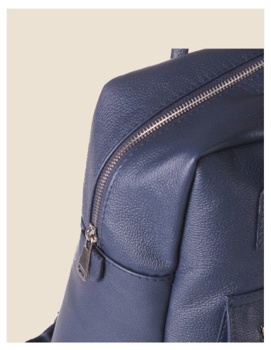 Zaino in pelle nero antracite |Artigianale | VERA PELLE | Zainetto da viaggio