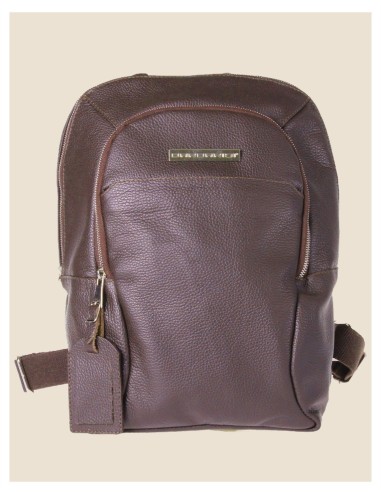 Zaino in vera pelle - Joey - Marrone