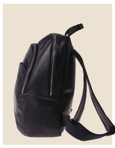 Zaino in vera pelle - Joey - Marrone
