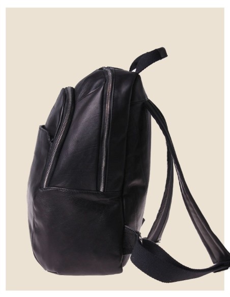 Zaino in vera pelle - Joey - Marrone