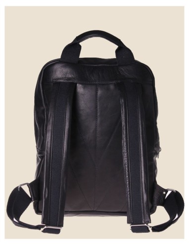 Zaino in vera pelle - Joey - Marrone