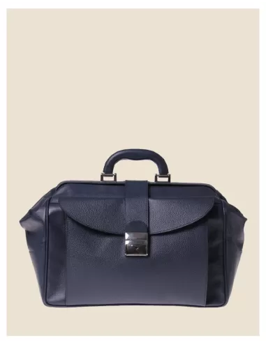bauletto da  dottore uomo in pelle testa di moro artigianato italiano