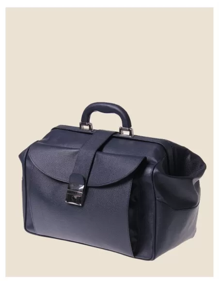 bauletto da  dottore uomo in pelle testa di moro artigianato italiano