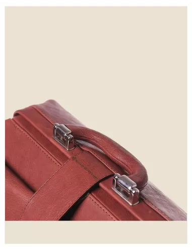 bauletto da  dottore uomo in pelle testa di moro artigianato italiano