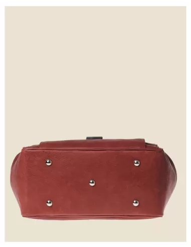 bauletto da  dottore uomo in pelle testa di moro artigianato italiano