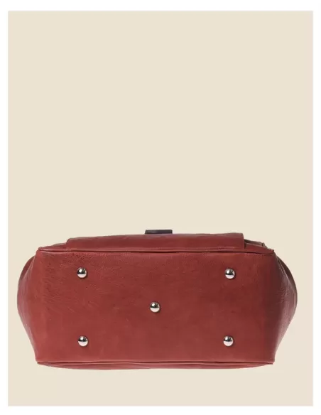 bauletto da  dottore uomo in pelle testa di moro artigianato italiano