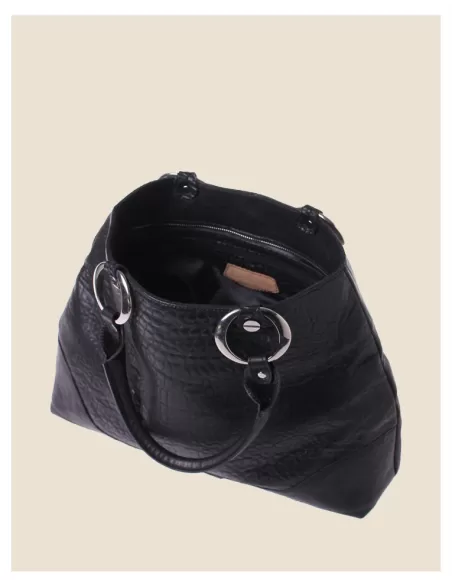 Borsa artigianale in vera pelle - Sofia - cuoio intrecciato