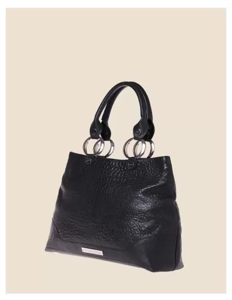 Borsa artigianale in vera pelle - Sofia - cuoio intrecciato
