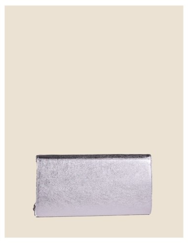 Pochette donna in vera pelle - Victoria - bronzo