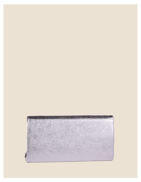 Pochette donna in vera pelle - Victoria - bronzo