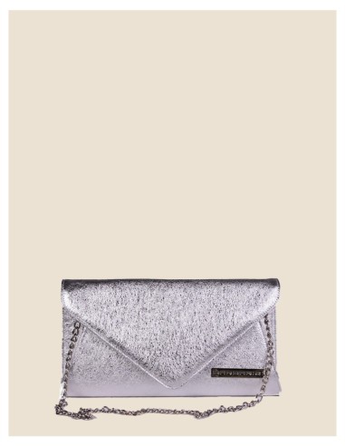Pochette donna in vera pelle - Victoria - bronzo