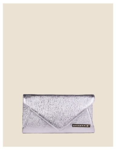 Pochette donna in vera pelle - Victoria - bronzo