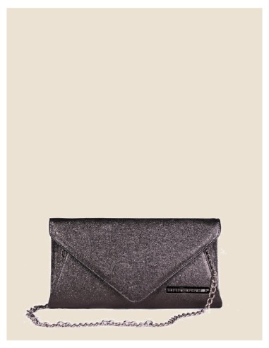 Pochette donna in vera pelle - Victoria - bronzo