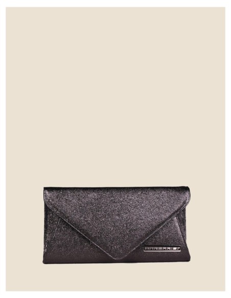 Pochette donna in vera pelle - Victoria - bronzo