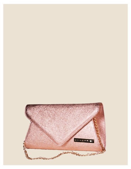 Pochette donna in vera pelle - Victoria - bronzo