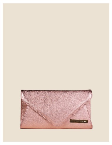 Pochette donna in vera pelle - Victoria - bronzo