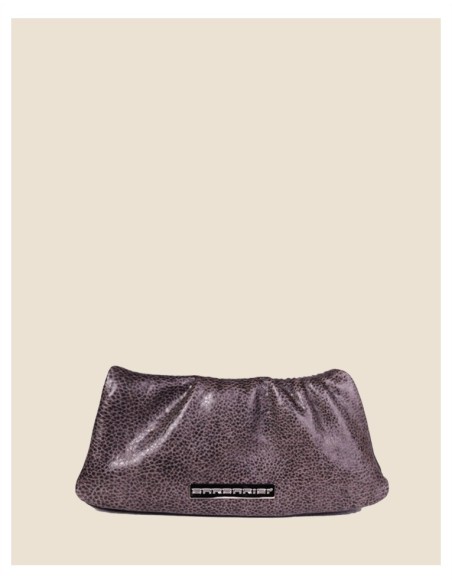 Pochette donna in vera pelle - Erika - nero