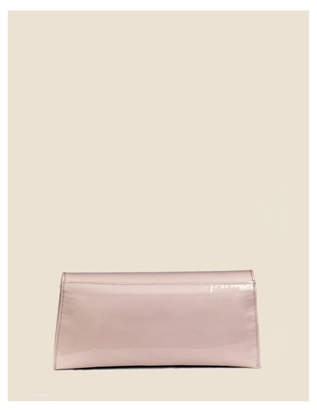 pochette donna in vera pelle - Laura - grigio scuro