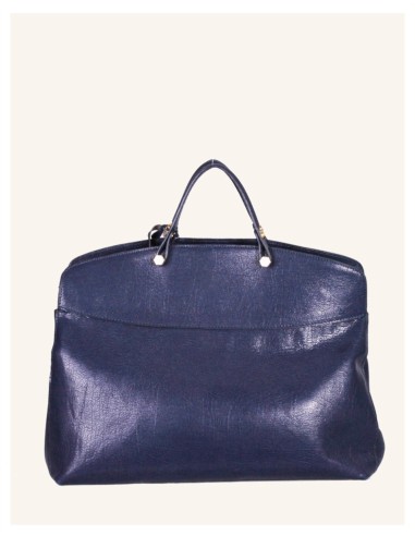 Borsa donna a mano in vera pelle - Giulia - Nero