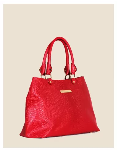 Borsa artigianale in vera pelle - Sofia - cuoio intrecciato
