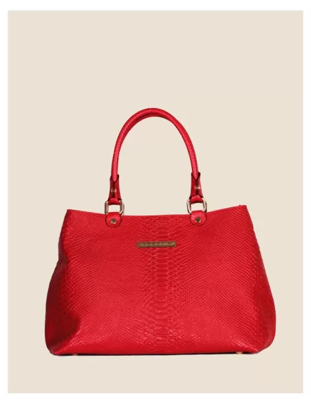 Borsa artigianale in vera pelle - Sofia - cuoio intrecciato