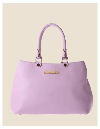 Borsa artigianale in vera pelle - Sofia - cuoio intrecciato