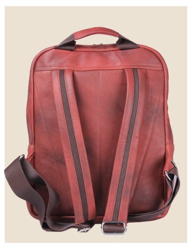 Zaino in vera pelle - Joey - Marrone
