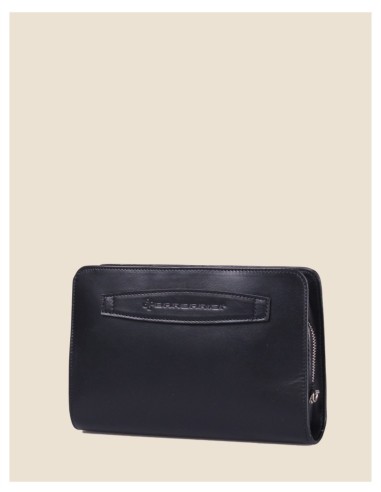 Pochette Uomo in vera pelle - Bike - marrone