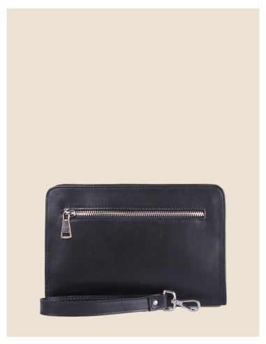 Pochette Uomo in vera pelle - Bike - marrone