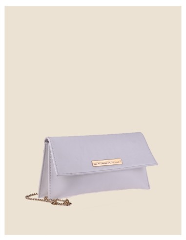 pochette donna in vera pelle - Laura - grigio scuro