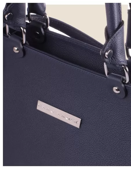 Borsa artigianale in vera pelle - Sofia - cuoio intrecciato