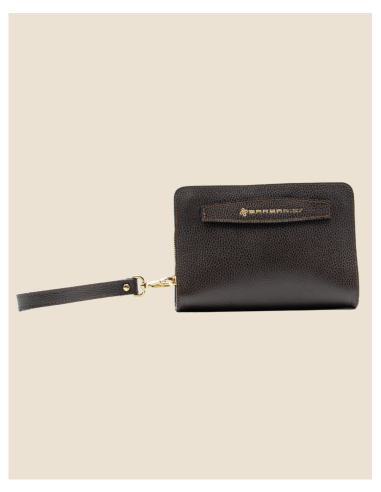 Pochette Uomo in vera pelle - Bike - marrone