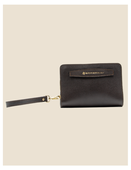 Pochette Uomo in vera pelle - Bike - marrone