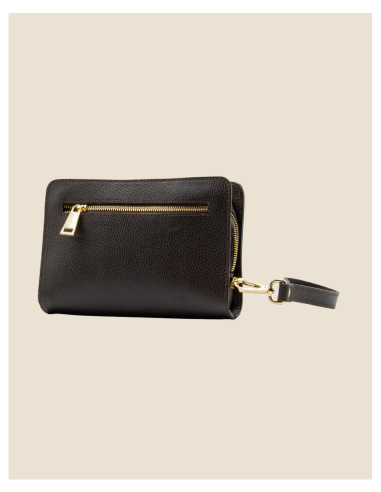 Pochette Uomo in vera pelle - Bike - marrone