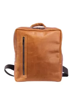 zaino in cuoio piccolo computer