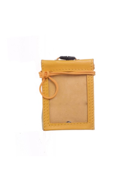 Portatesserini Porta tesserino / Portabadge - Verticale - In pelle - beige